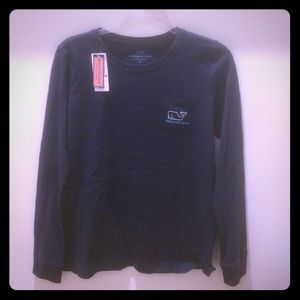 Navy Blue Vineyard Vines long sleeve Shirt (S)