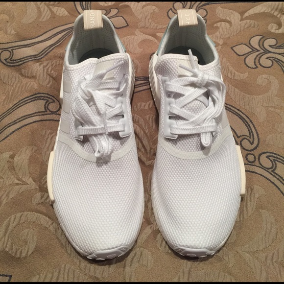 Adidas Shoes - Adidas NMD R1 W white and light blue