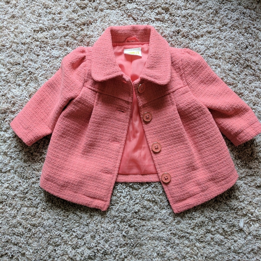Baby girl peacoat