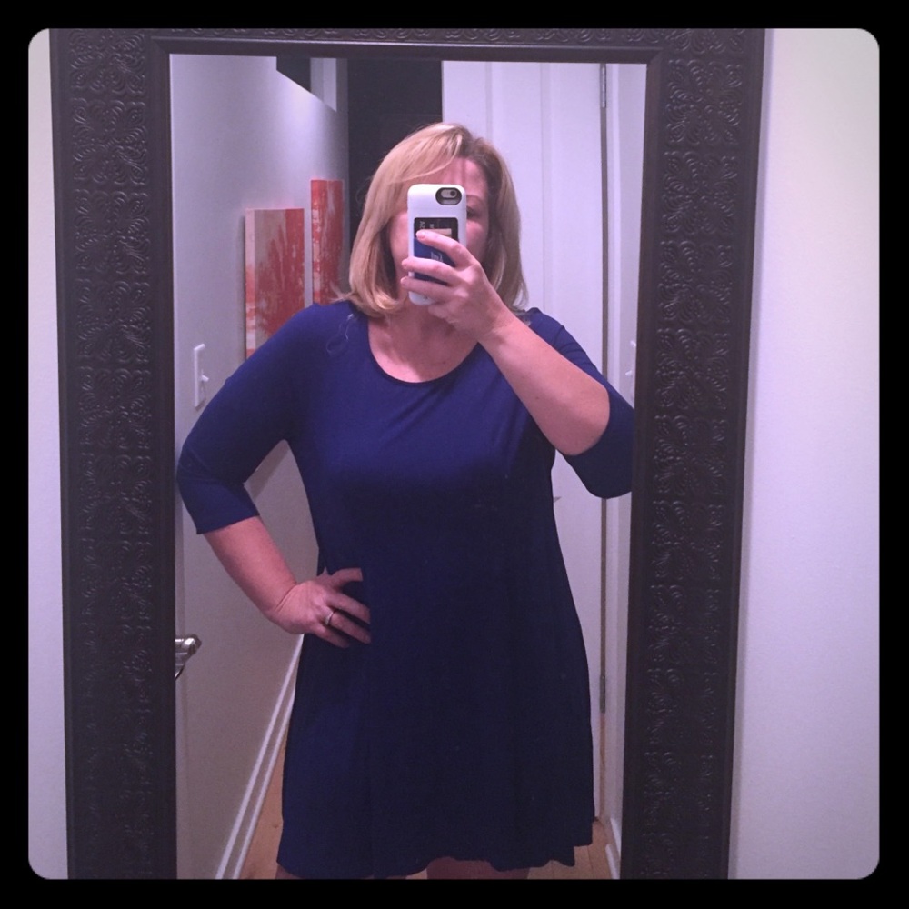 Royal blue tunic/dress