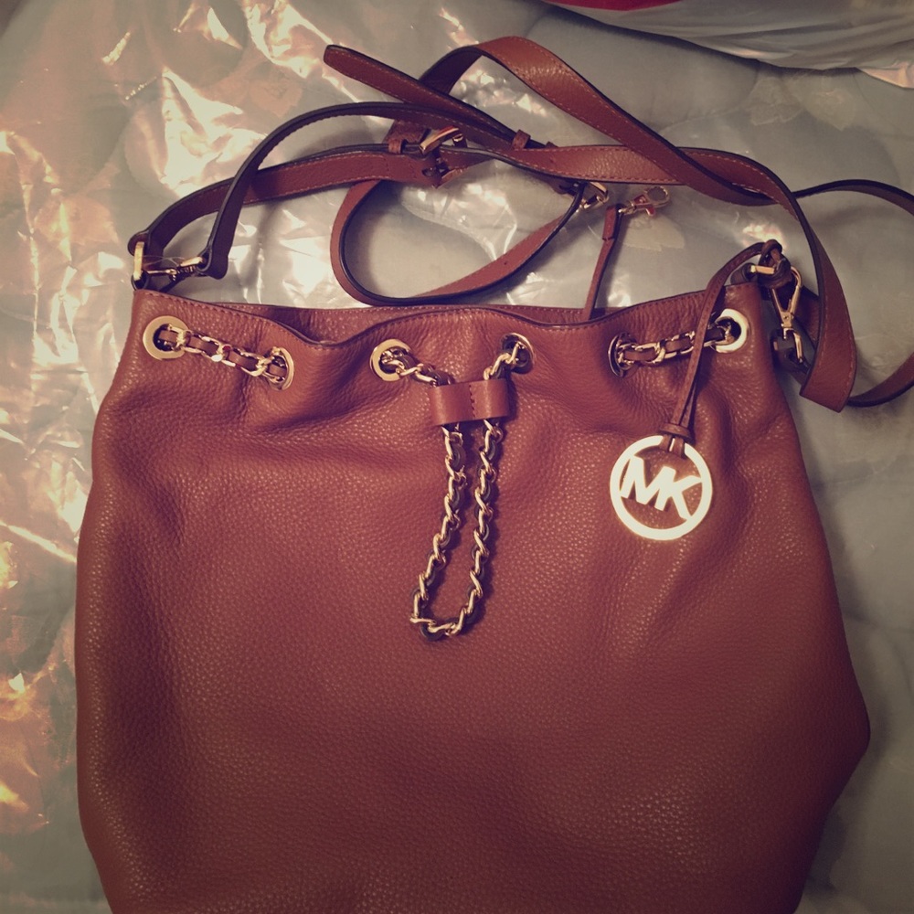 Michael Kors Brown Bucket Bag