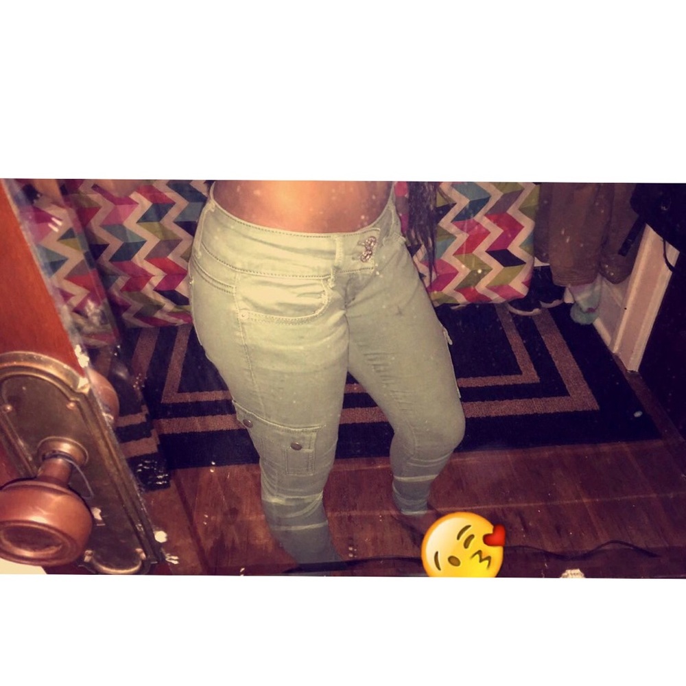 Green Jeggings💕