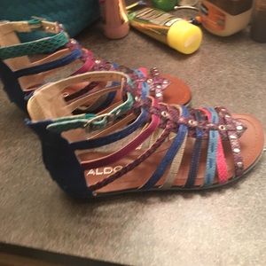 Multi color sandal