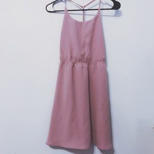 TOBI Lavender striped dress