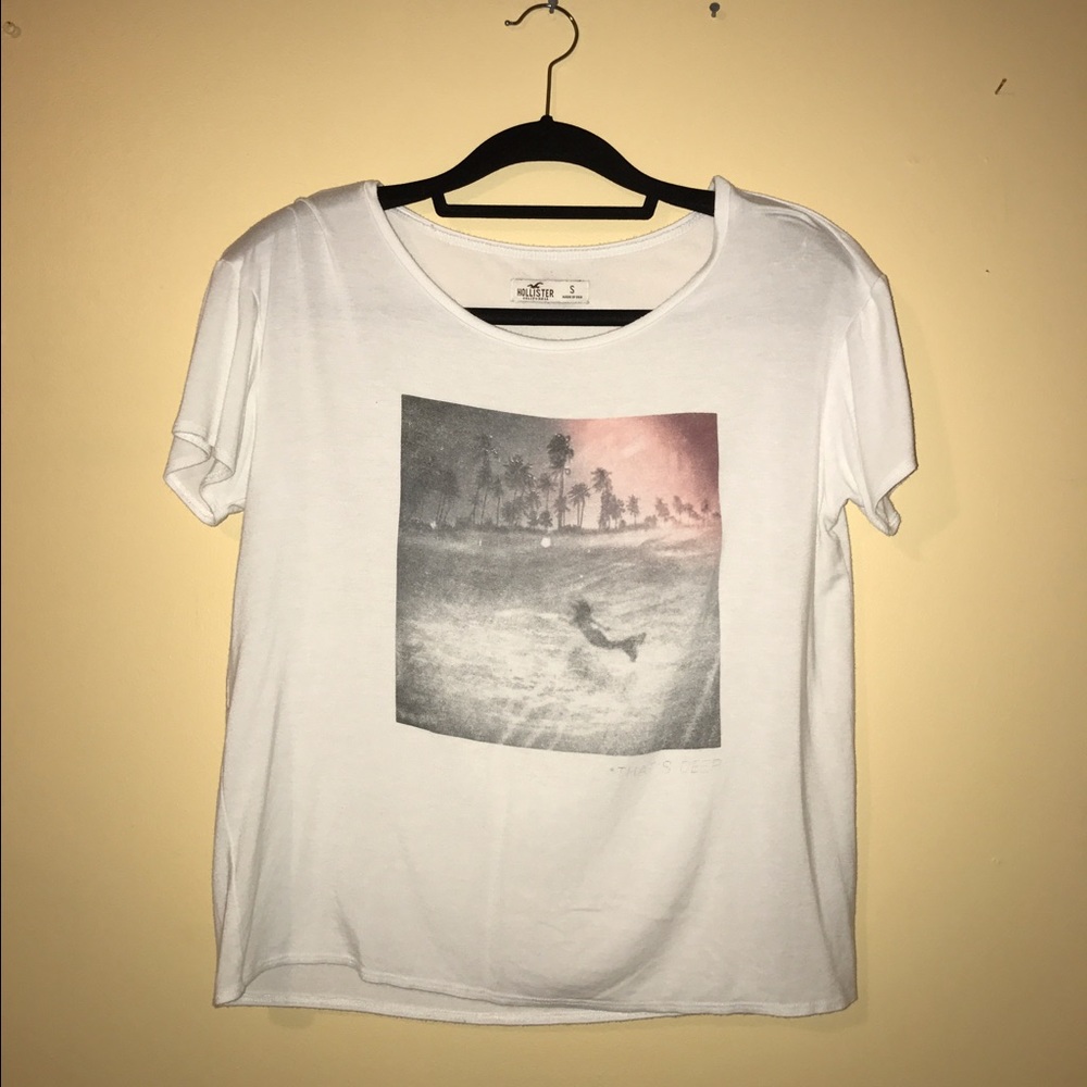 Hollister "that's deep" sway shirt