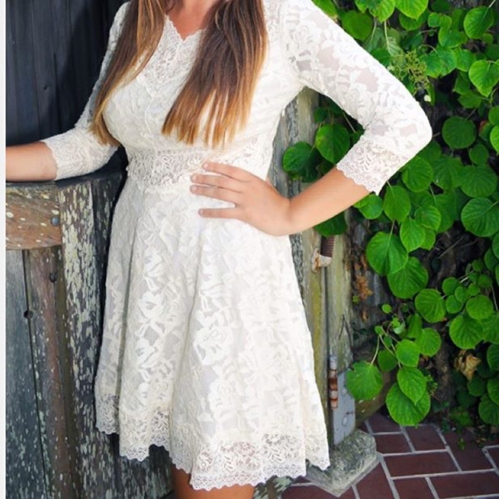 Lace dress from online boutique "The Rage" small