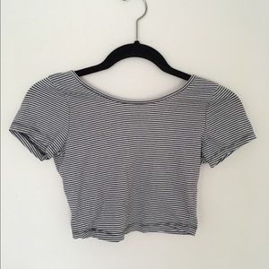 Brandy Melville Striped Crop Top