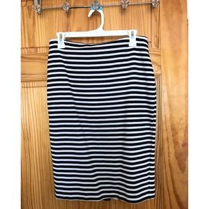 Merona Striped Pencil Skirt Size 6