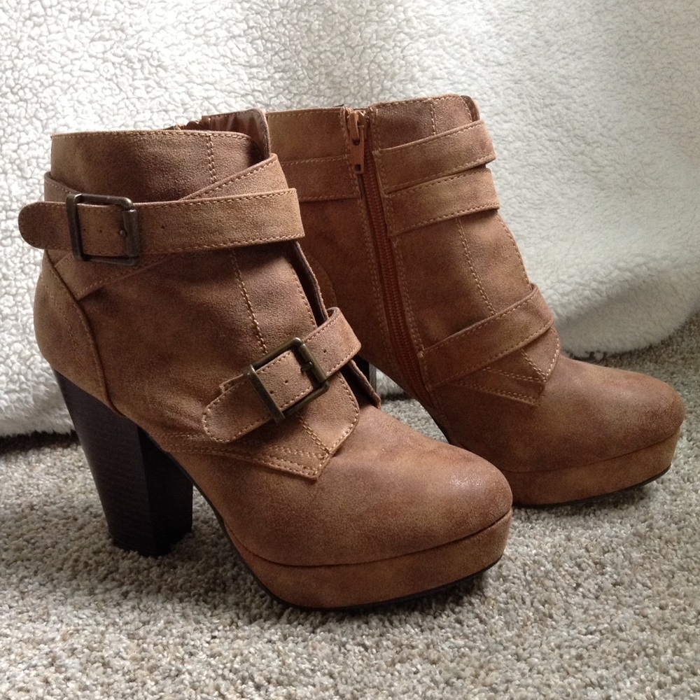 Faux Fur & Suede Booties