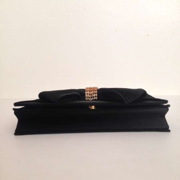 ‼️SOLD‼️[Vintage] Black Evening Bag Clutch - Picture 5 of 8