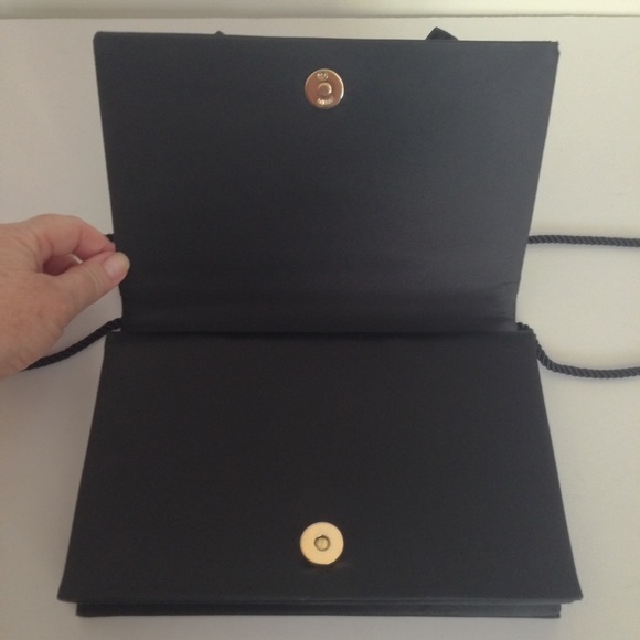 ‼️SOLD‼️[Vintage] Black Evening Bag Clutch - Picture 6 of 8