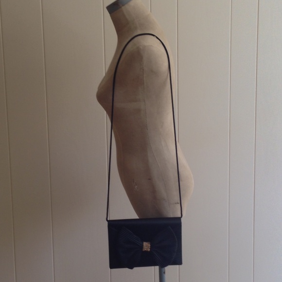 ‼️SOLD‼️[Vintage] Black Evening Bag Clutch - Picture 8 of 8