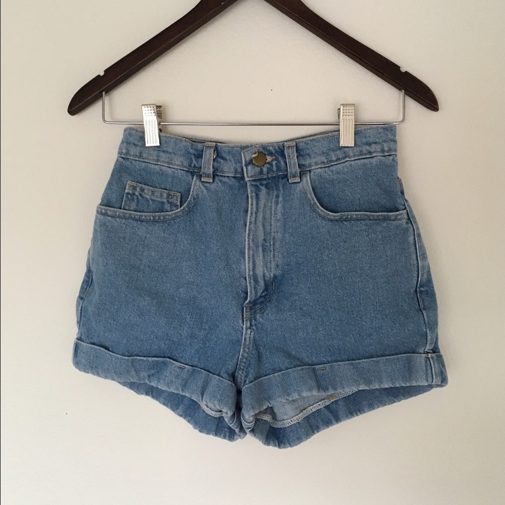 American Apparel High-Waisted Shorts