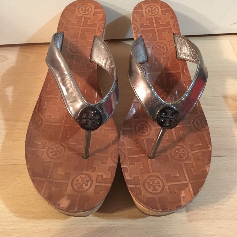Tory Burch Wedged flip flops