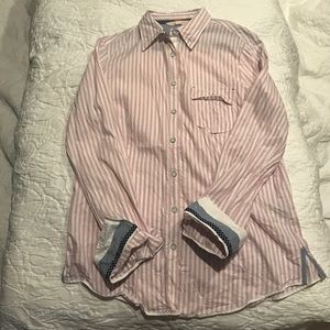 Brooks Brothers Lilac/White Stripe Button Down