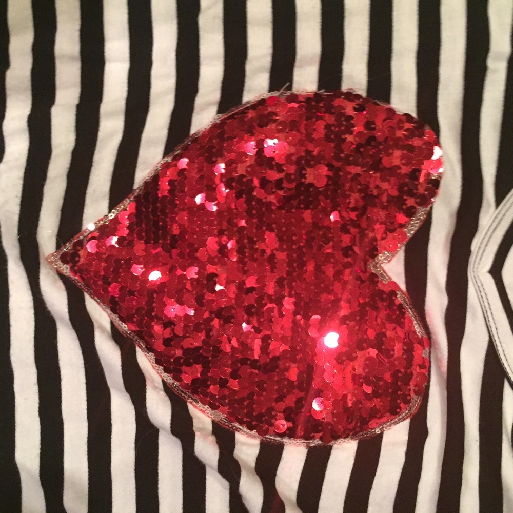 Sequin Heart T shirt