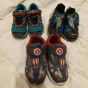 Size 12/13. 3 pairs boy shoes