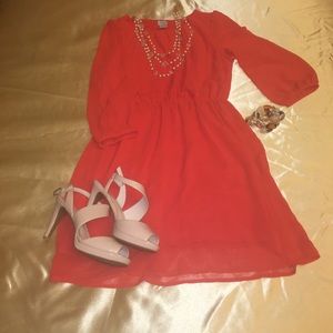 Coral charming Charlie dress