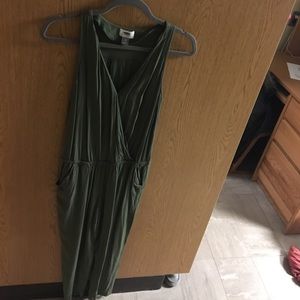 Army green jumpsuit