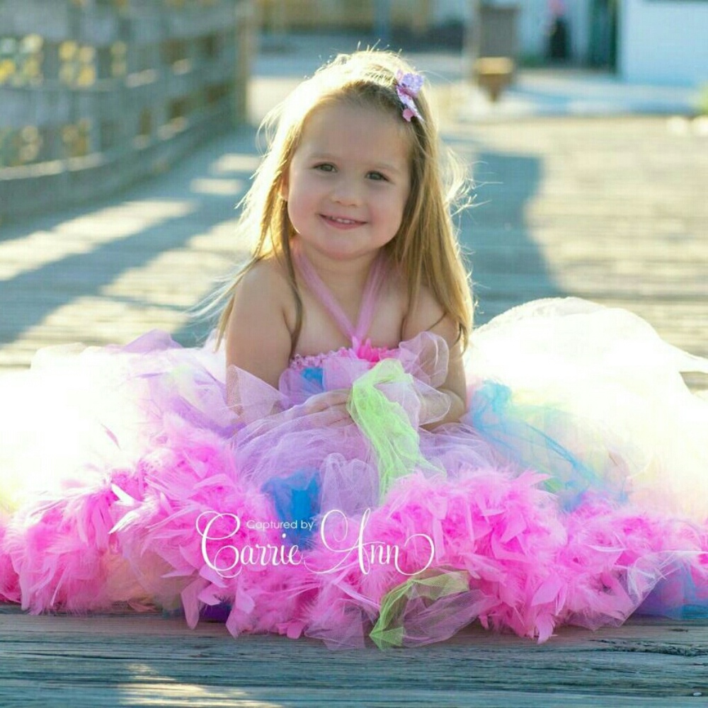 Hand Made Multicolored Dress...3t/4t