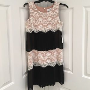 Jessica Simpson Women's Lace Chiffon Dress