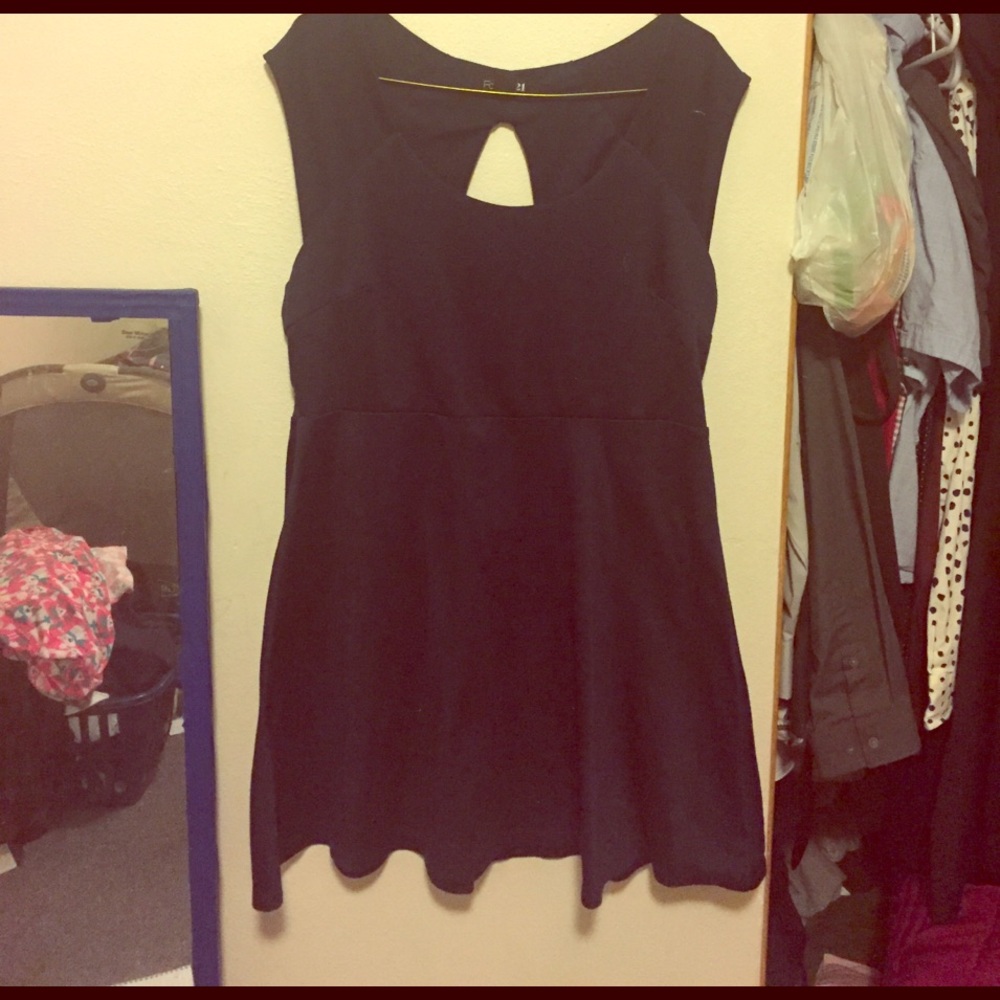 Navy blue dress