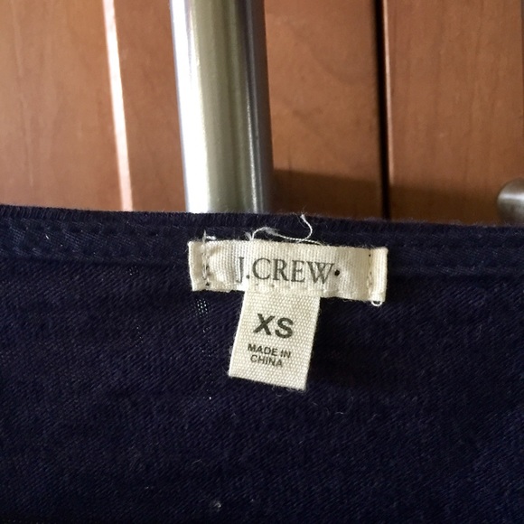 J Crew Navy/Orchid top - Picture 7 of 8