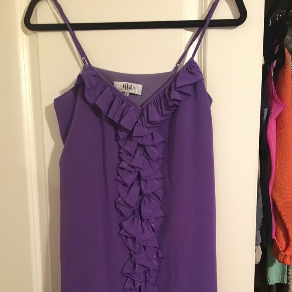 Tibi purple mini dress