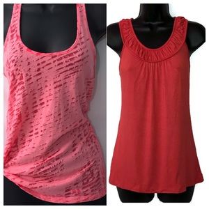 UA Racer Tank & Banana Republic Tank