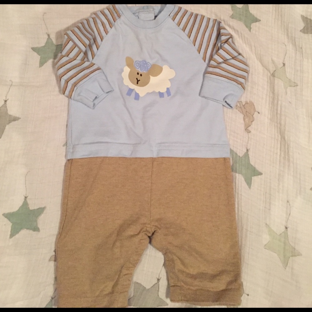 Hanna Anderson One Piece lamb outfit NWOT