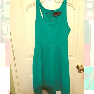 Green Flare Dress