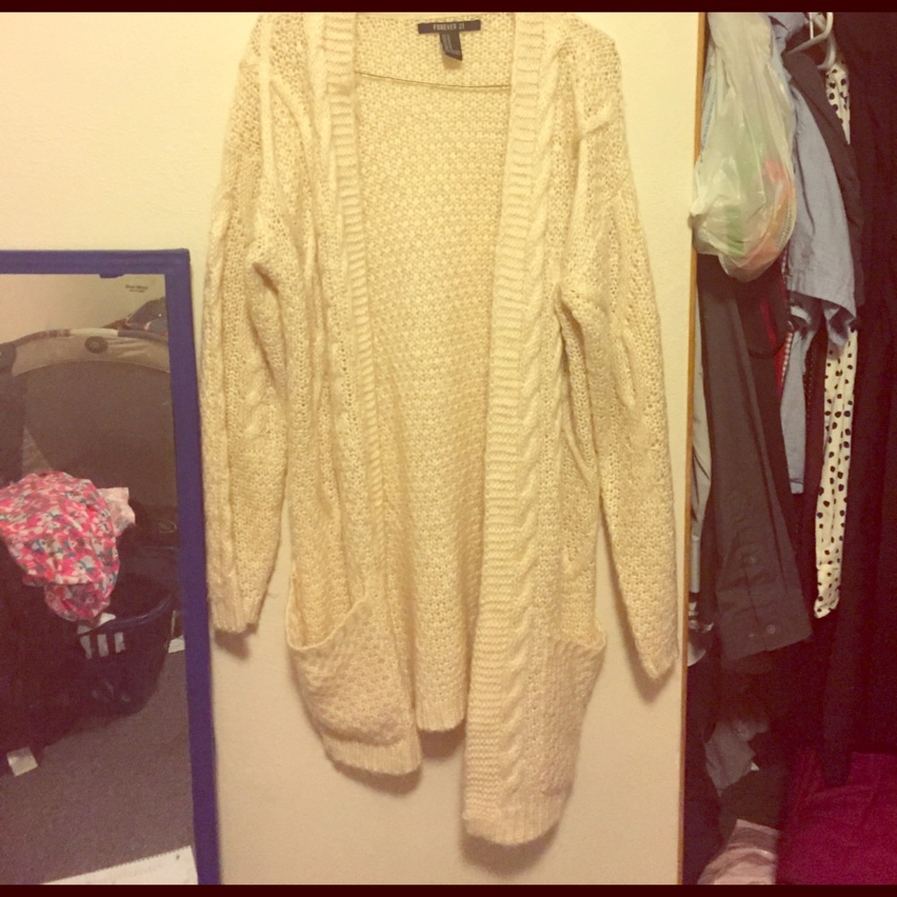 Cozy knitted cardigan