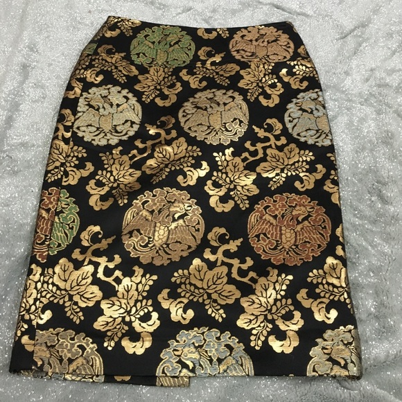 Ralph Lauren Black label skirt brocade