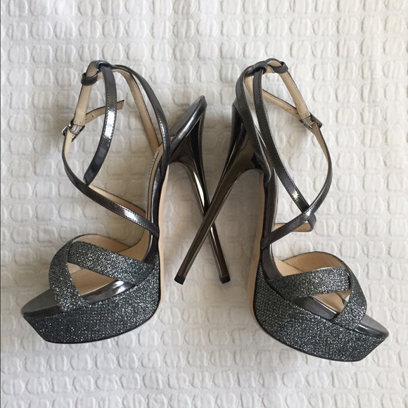 Jimmy Choo Metallic Platforms - Picture 2 of 5