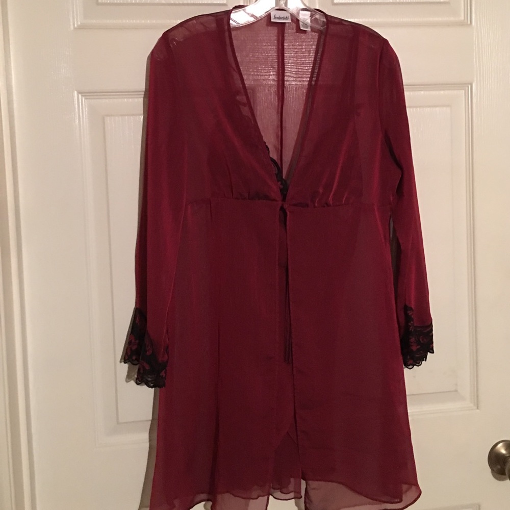 Sheer Robe and Nightie