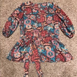 MATILDA JANE You & Me ANNALISE Floral Tunic Top L