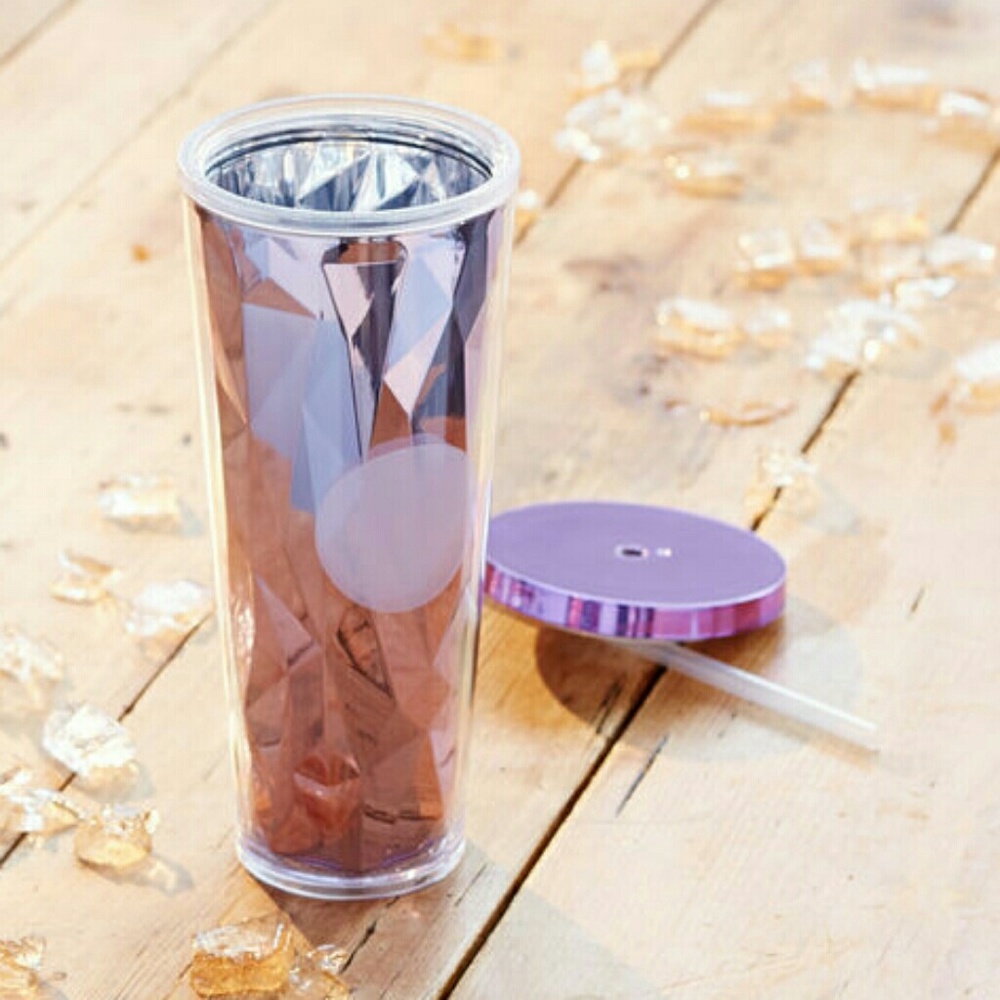 ISO*** 24oz Purple Starbucks Faceted Cup Tumbler