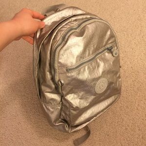 Kipling Silver backpack