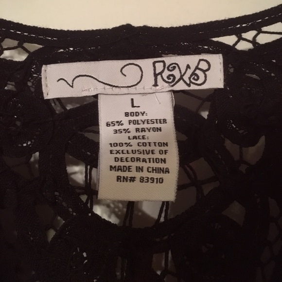 Black Rhinestone Top - Picture 3 of 4