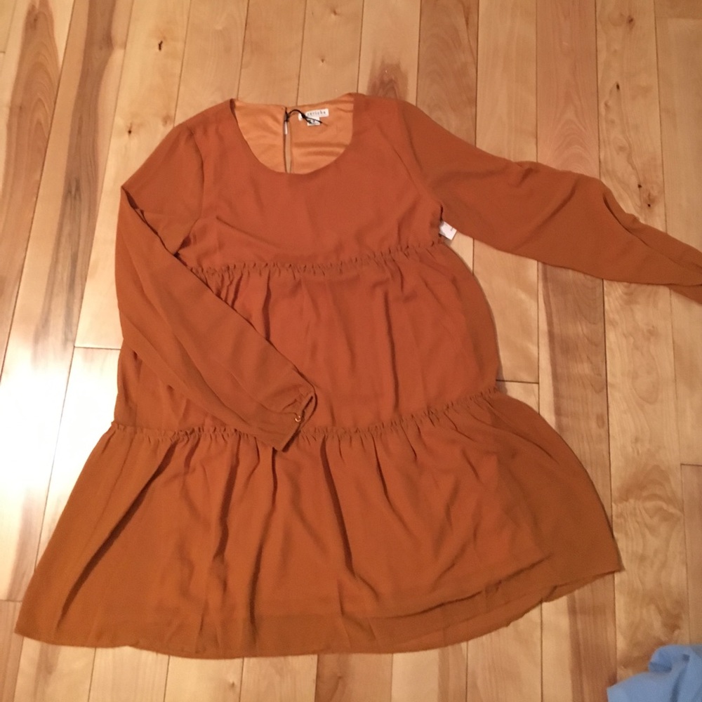 Pink Lily Flowy Dress- size medium