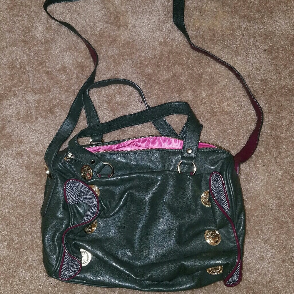 Kensie Girl Green Leather Bag