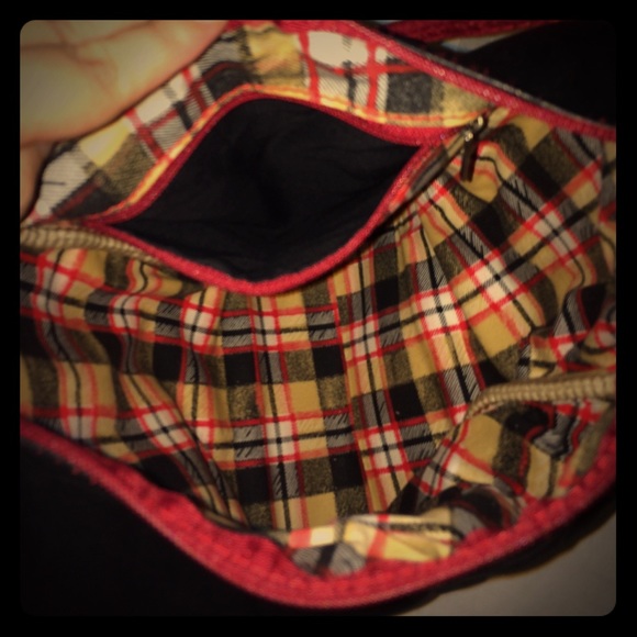 Black Italian genuine leather handbag/backpack - Picture 5 of 8