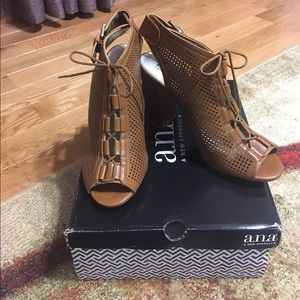 NIB Pair of a.n.a. Peep Toe Shoes