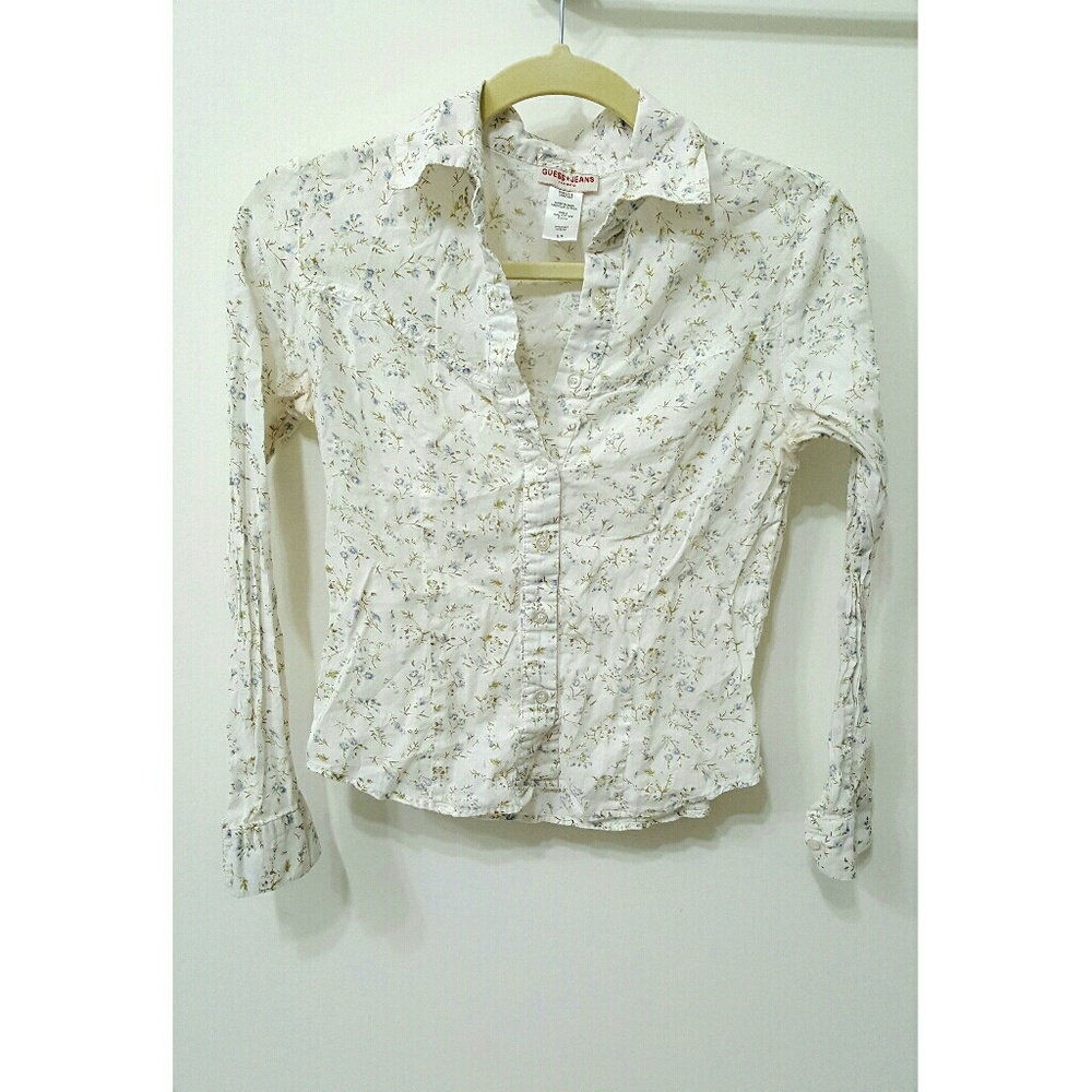 Guess jeans button down top