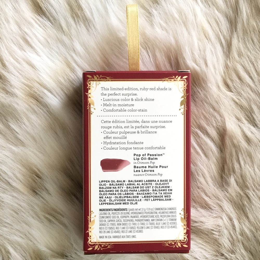 NIB bareMinerals Pop of Passion Lip Oil-Balm - Picture 2 of 3