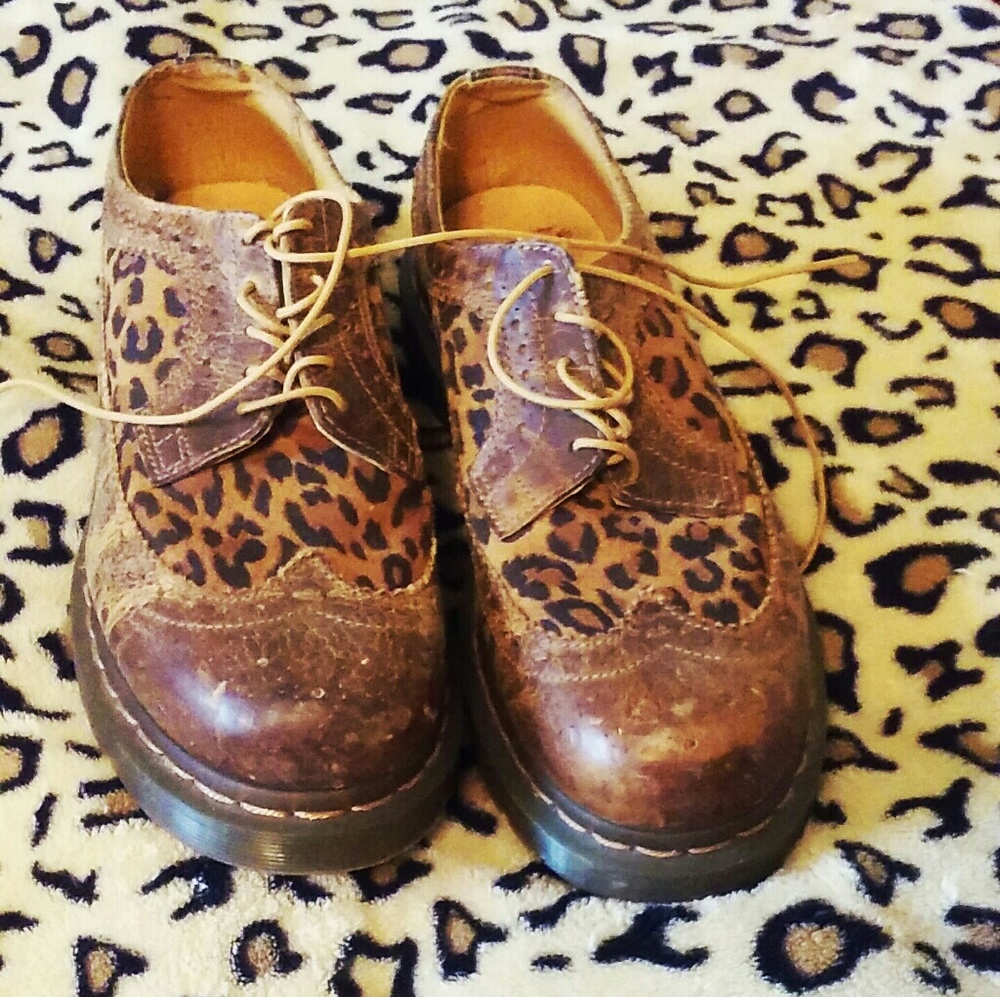 Doc Martin's leopard shoes