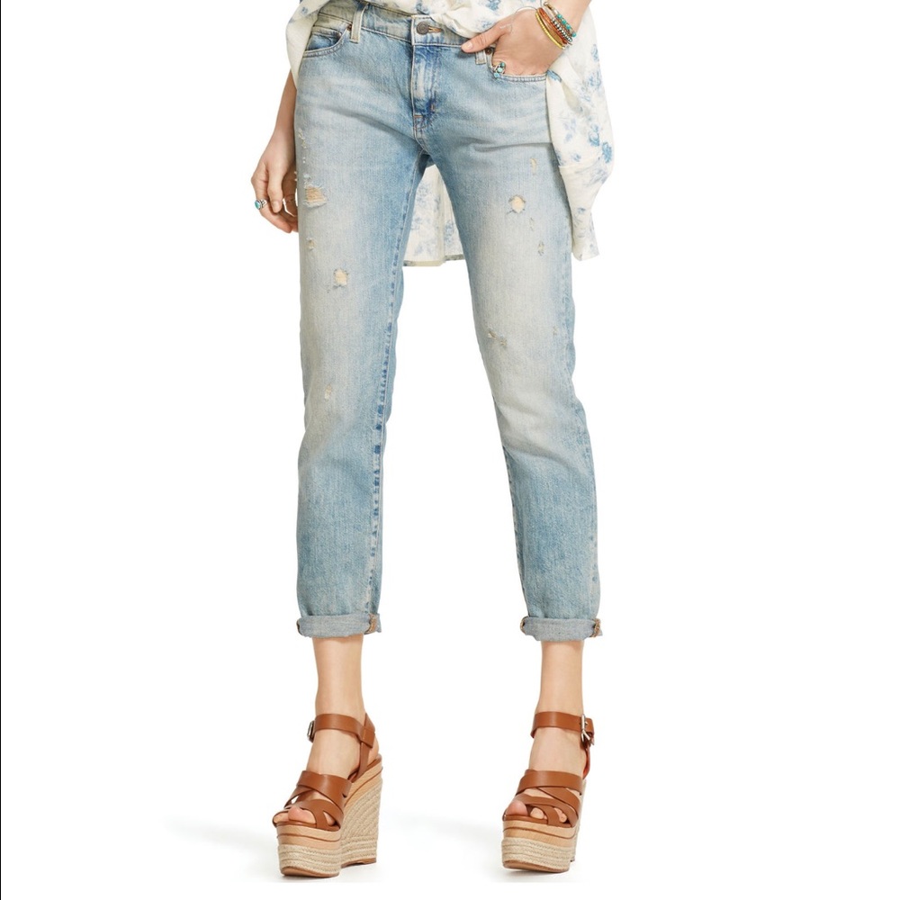 NWOT Ralph Lauren boyfriend skinny jeans