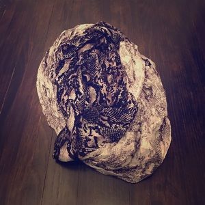 Animal print scarf from Express