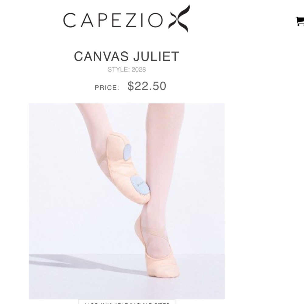 Capezio Canvas Ballet Slippers