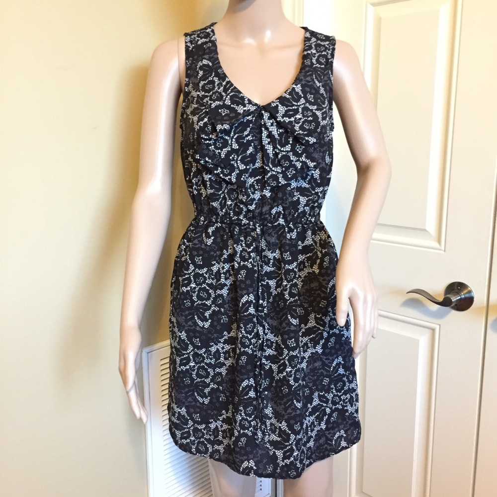 🖤Cute Sleeveless Floral Lace Print Dress🖤